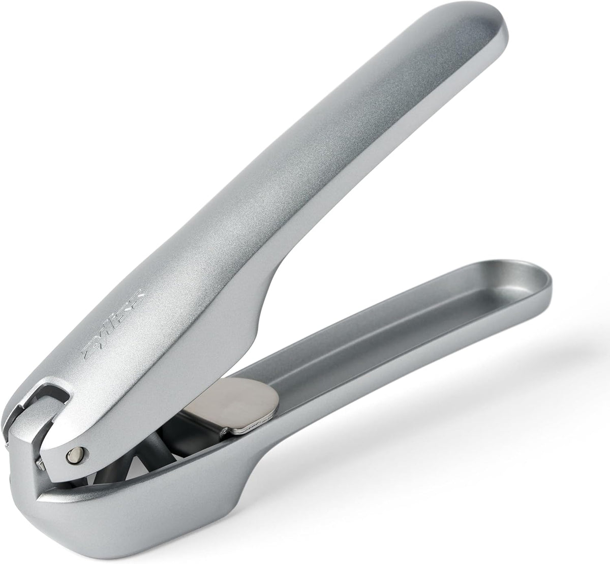 Susi 3 Garlic Press - Garlic and Ginger Mincer - Built-In Cleaner - Garlic Crusher, Mincer and Peeler - Dishwasher Safe - Cast Aluminum