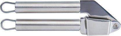Stainless Steel Garlic Press - German Standard Garlic Mincer Tool Easy to Squeeze and Clean, Dishwasher Safe - Heavy Duty Garlic Chopper Tool for Ginger, Seeds