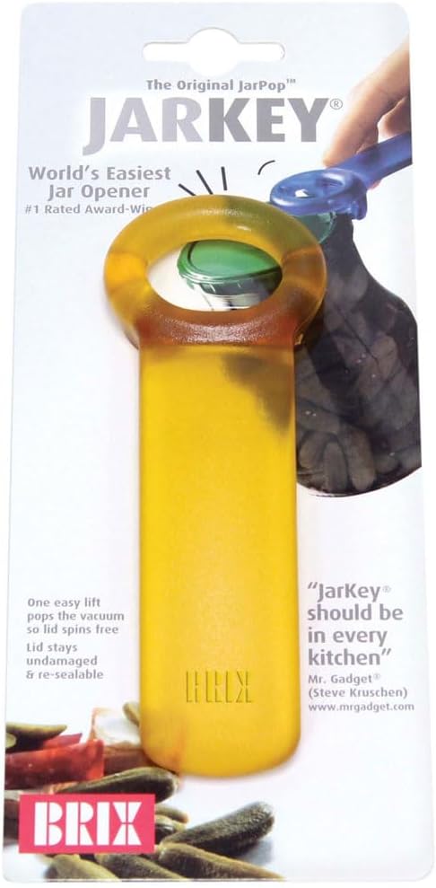 Original Easy Jar Key Opener, Frosted Green, Vacuum-Seal Release Tool For Stubborn Lids, Arthritis And Carpal Tunnel Aid