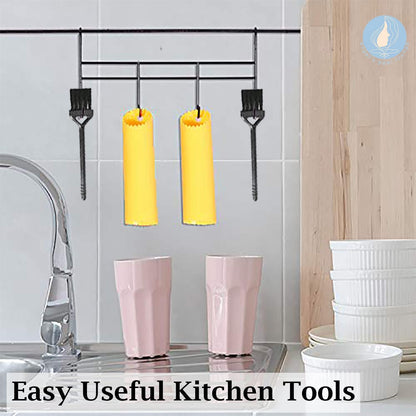 Garlic Peeler Tube Set (Silicone Peeler and Cleaning Brush), Roller Garlic Peeling Kitchen Tool – Easy Cleaning and Dishwasher Safe