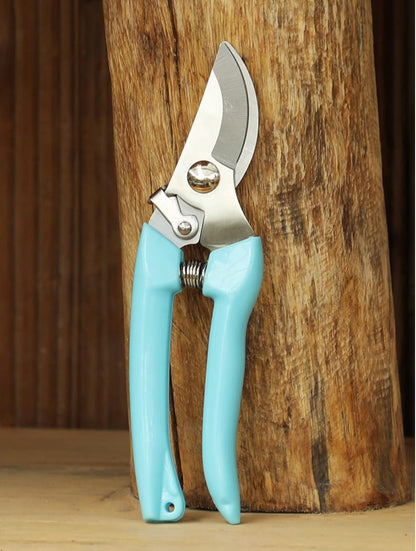 Curve Gardening Scissor with Sharp Stainless Steel Blade Garden Shears for Cutting Flowers Trimming Plants of Yard Florist Flower Rose Herb Hedge Bonsai and Fruits Picking (Black Handle)