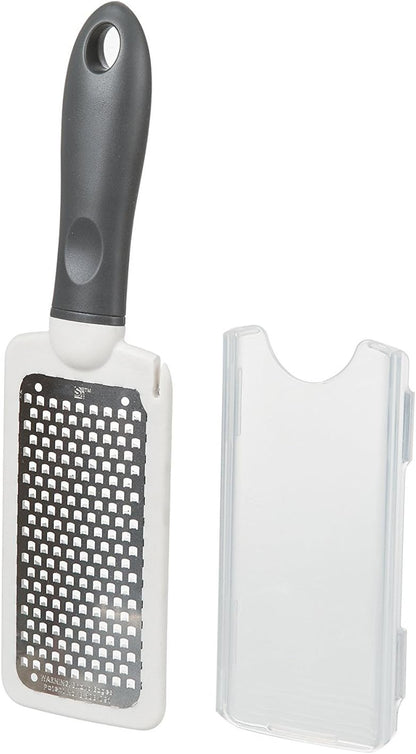 PrepSolutions 2-Way Grate & Measure Fine and Medium Grater, 2-Cup Capacity | Multi-Function Grater for Shredding, Slicing, And Measuring with Built-In Measurement Container, Dishwasher Safe