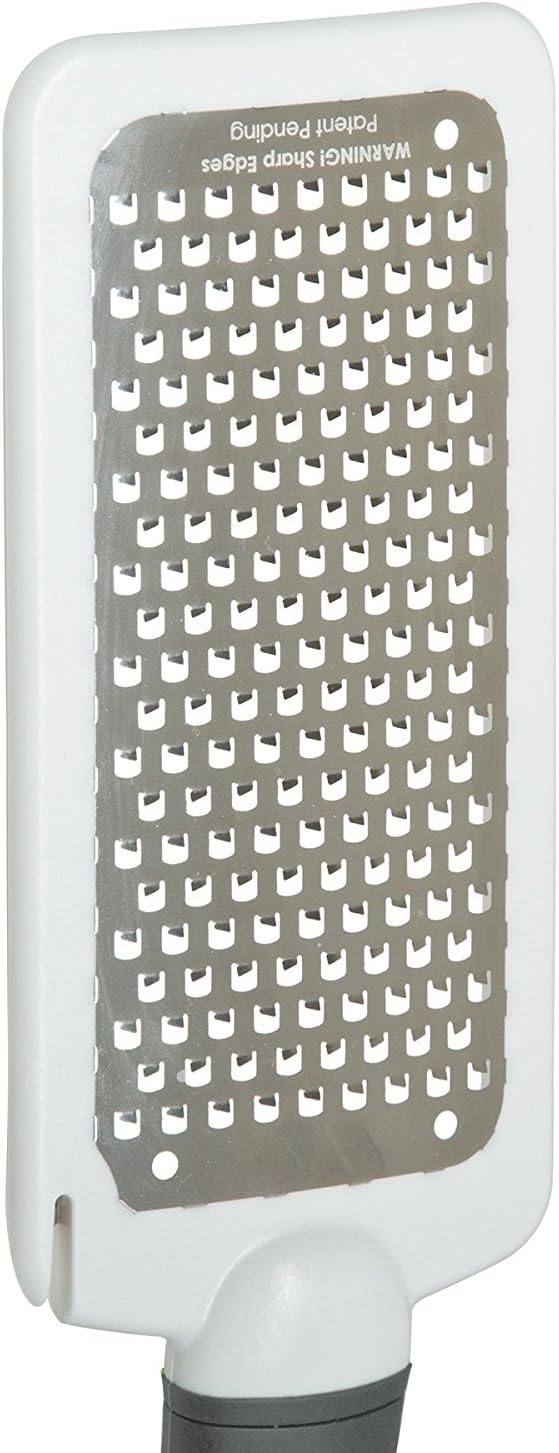 PrepSolutions 2-Way Grate & Measure Fine and Medium Grater, 2-Cup Capacity | Multi-Function Grater for Shredding, Slicing, And Measuring with Built-In Measurement Container, Dishwasher Safe