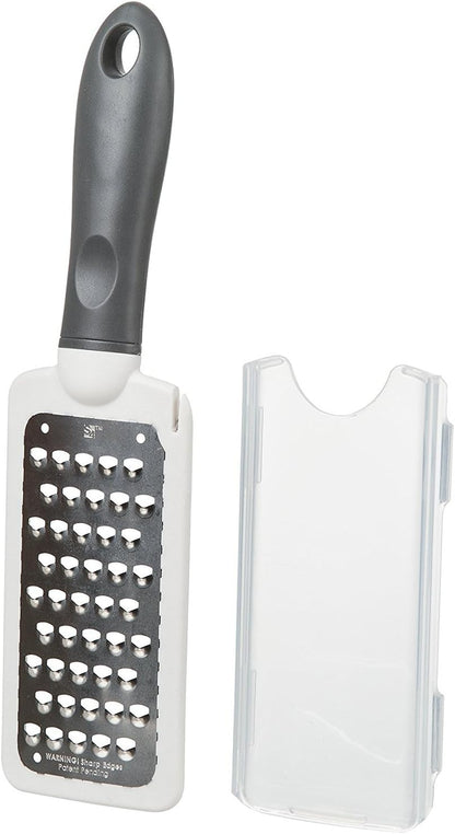 PrepSolutions 2-Way Grate & Measure Fine and Medium Grater, 2-Cup Capacity | Multi-Function Grater for Shredding, Slicing, And Measuring with Built-In Measurement Container, Dishwasher Safe