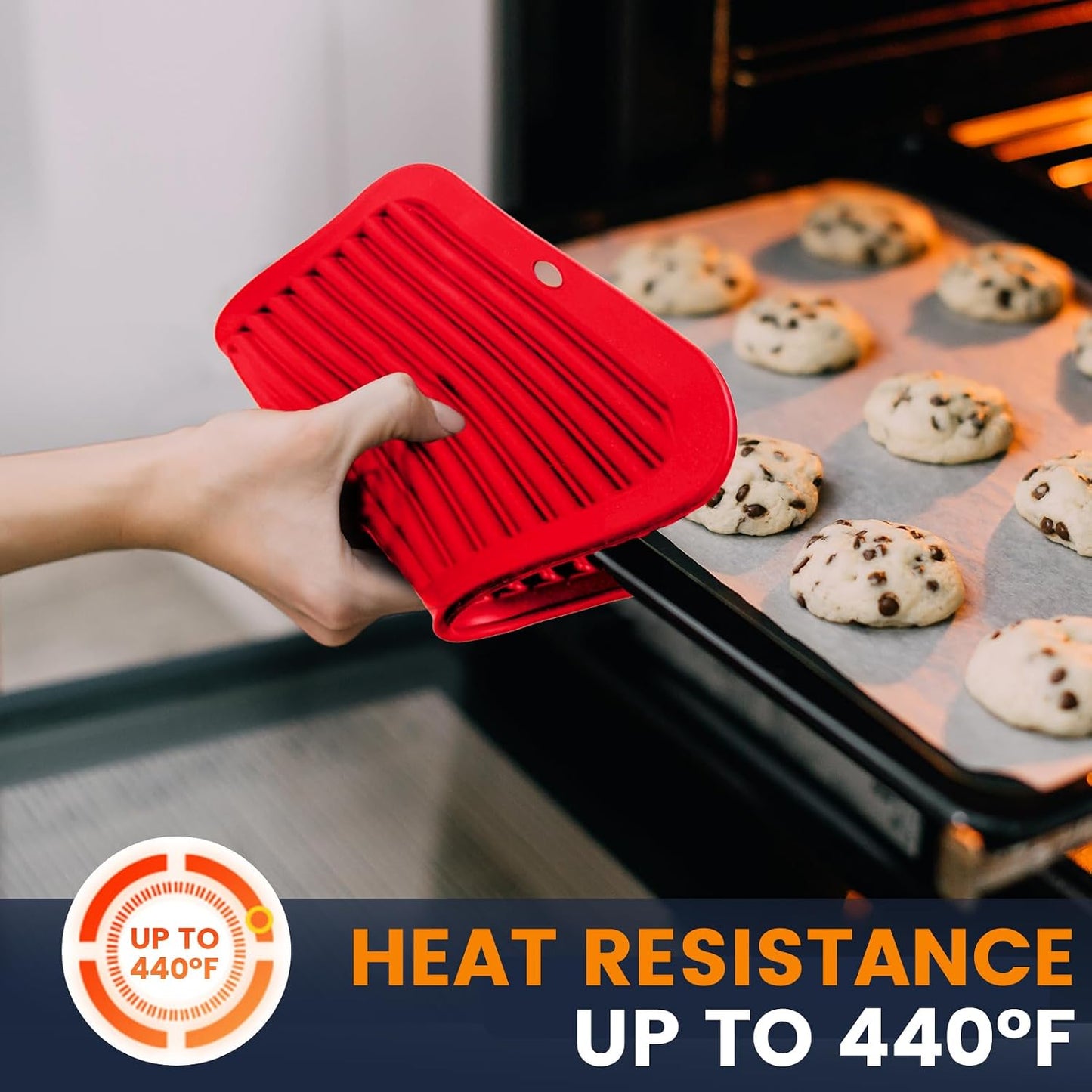 Silicone Trivet Mats 4 Heat Resistant Pot Holders Multipurpose Non-Slip Hot Pads for Kitchen Potholders, Drying mat, Jar Opener, Spoon Holder, Coaster.(Dark Grey)