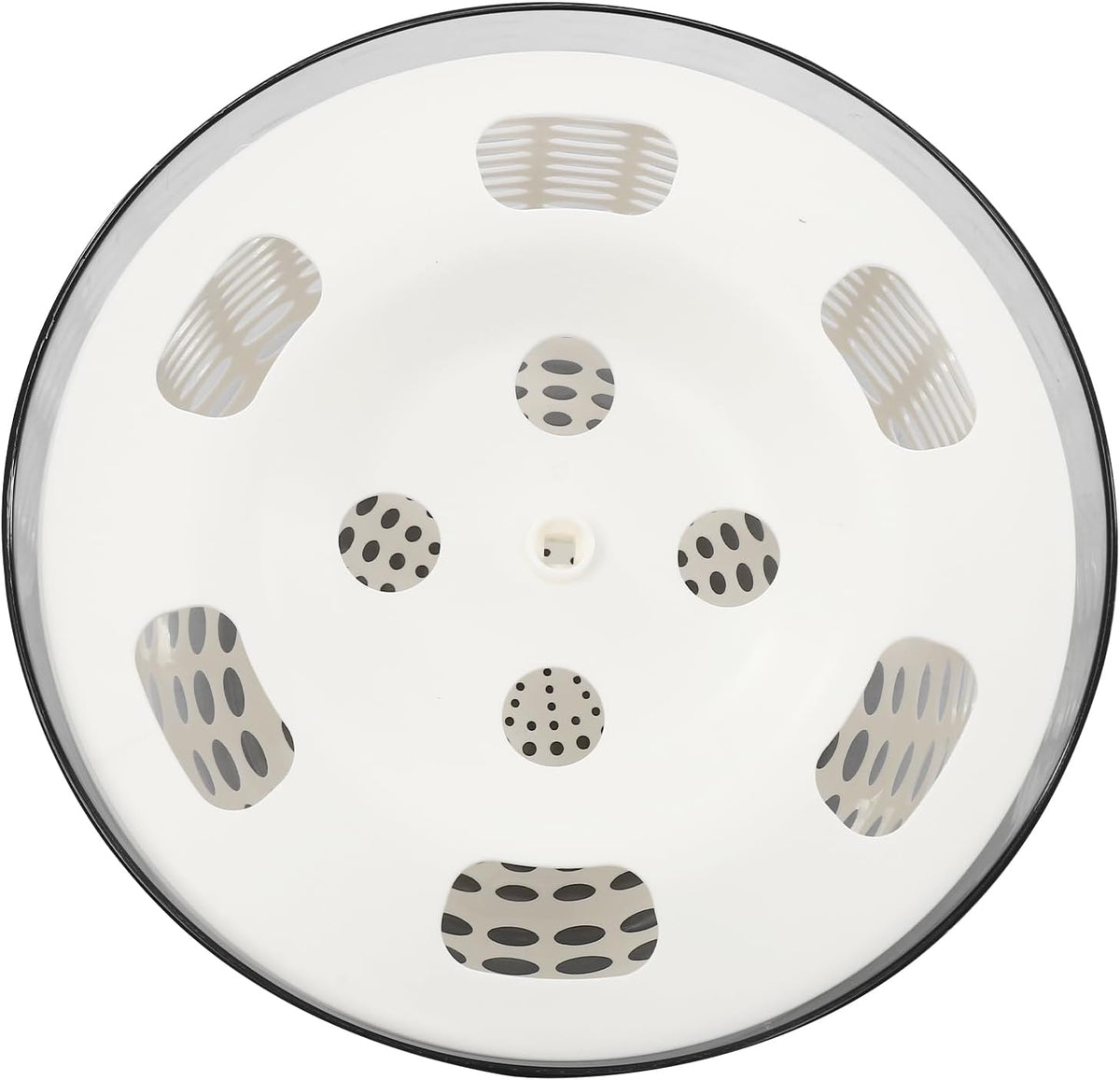 Electric Vegetable Dryer, Electric Salad Spinner Small Salad Spinner with USB Cable & Battery Indicator & Draining Basket in Kitchens 5.12 x 6.30 Inch(D*H) (Stainless Steel)