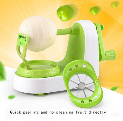 Apple peeler, Apple Peeler Slicer,multi-function fruit peeler, vegetable, fruit peeler, pear potato slice movement, peeling machine fast manual setting with 8 blade slicer pear peelerAdd a splitter
