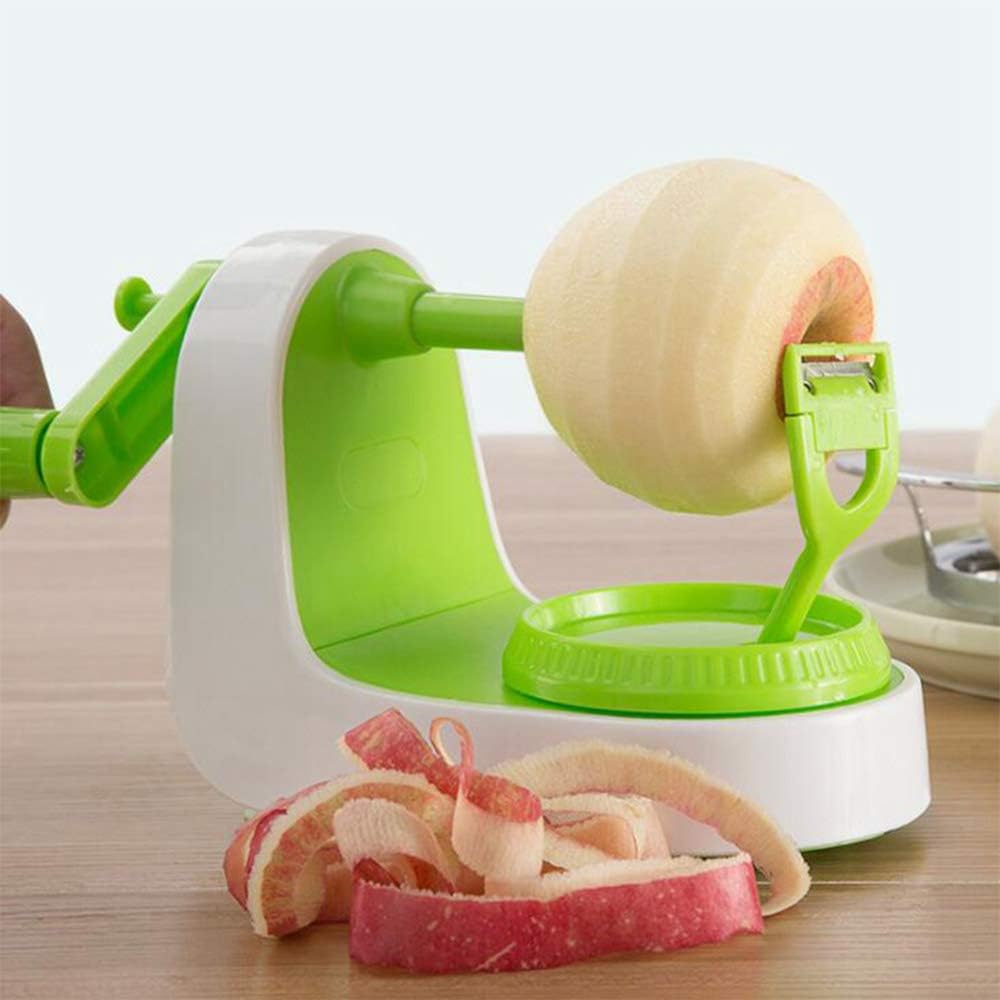 Apple peeler, Apple Peeler Slicer,multi-function fruit peeler, vegetable, fruit peeler, pear potato slice movement, peeling machine fast manual setting with 8 blade slicer pear peelerAdd a splitter