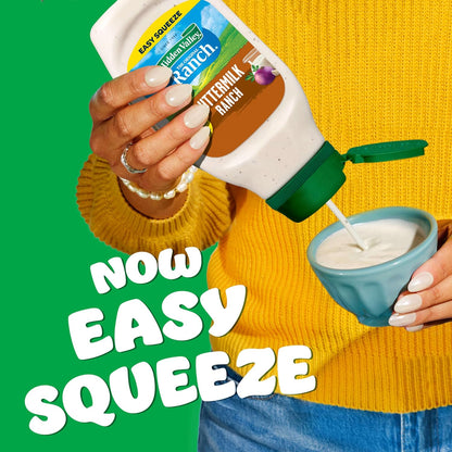 Buttermilk Ranch Condiment and Dressing, Easy Squeeze Bottle, 24 Fl Oz (Package May Vary)