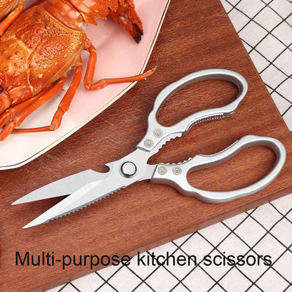 Kitchen Scissors Heavy Duty Stainless Steel Kitchen Shears Sharp Food Cooking Dishwasher Safe Scissors for Meat Chicken Poultry Fish Meat Herbs