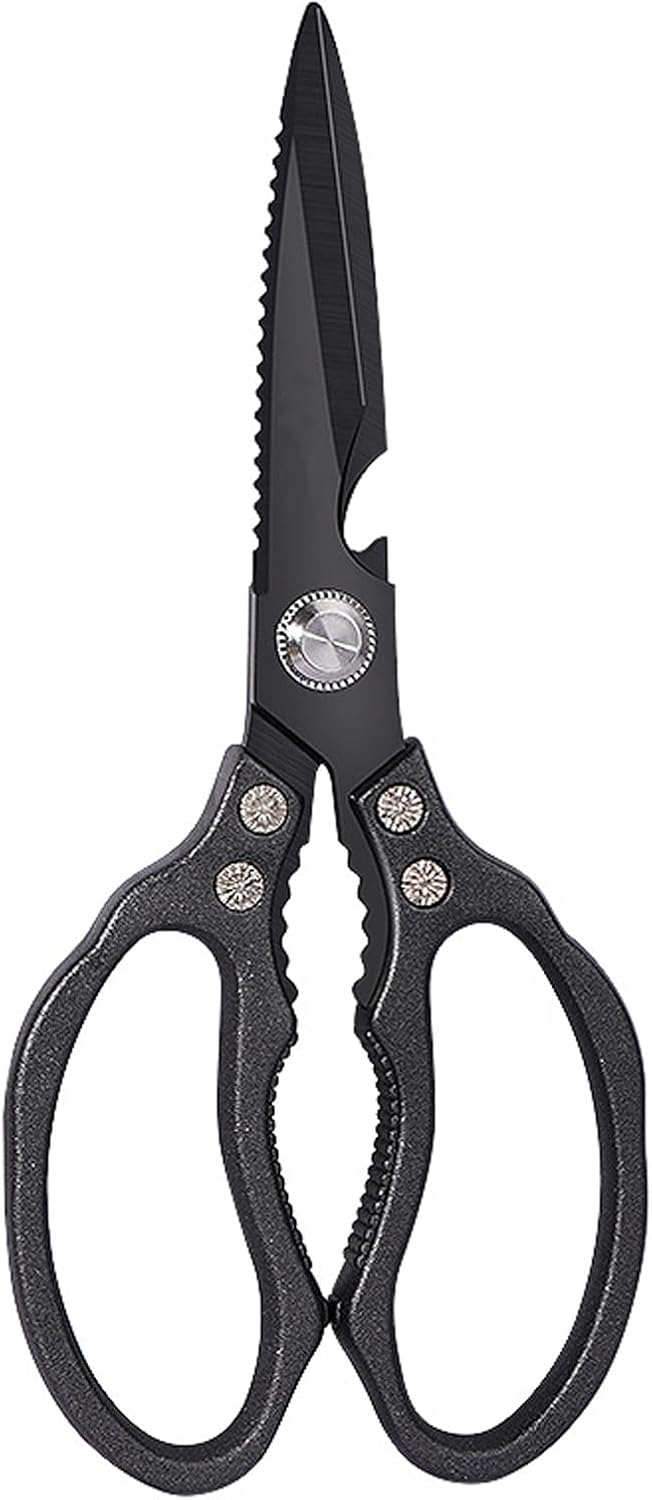 Kitchen Scissors Heavy Duty Stainless Steel Kitchen Shears Sharp Food Cooking Dishwasher Safe Scissors for Meat Chicken Poultry Fish Meat Herbs