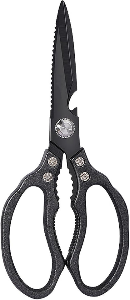 Kitchen Scissors Heavy Duty Stainless Steel Kitchen Shears Sharp Food Cooking Dishwasher Safe Scissors for Meat Chicken Poultry Fish Meat Herbs