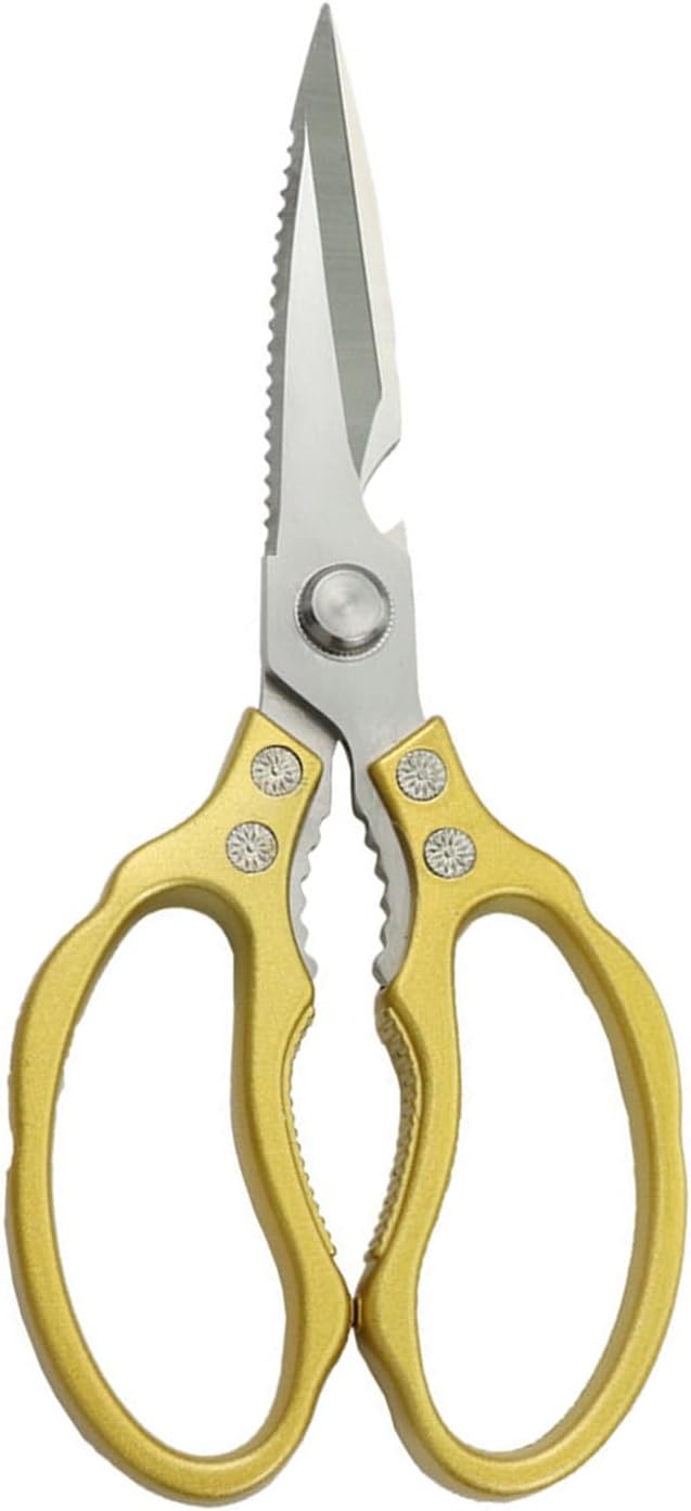 Kitchen Scissors Heavy Duty Stainless Steel Kitchen Shears Sharp Food Cooking Dishwasher Safe Scissors for Meat Chicken Poultry Fish Meat Herbs