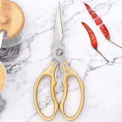 Kitchen Scissors Heavy Duty Stainless Steel Kitchen Shears Sharp Food Cooking Dishwasher Safe Scissors for Meat Chicken Poultry Fish Meat Herbs