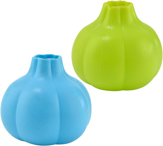 CALLARON Silicone Garlic Peeler 2Pcs Garlic Peeler Silicone Skin Remover Keeper Roller Peeling Tube Skinner Kitchen Tools for Home Restaurant (Assorted Color) Peeler Tube
