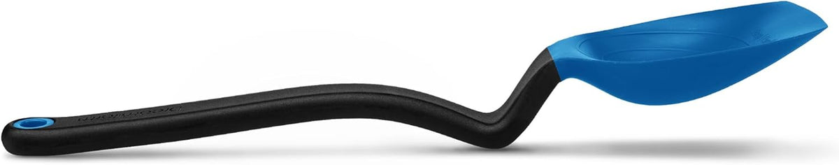 Supoon Non-Stick Sit-Up Silicone Scraping, Serving, Cooking Spoon Measures 5ml Tsp & 15ml Tbsp - 11" Red