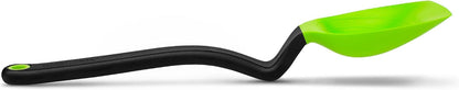 Supoon Non-Stick Sit-Up Silicone Scraping, Serving, Cooking Spoon Measures 5ml Tsp & 15ml Tbsp - 11" Red