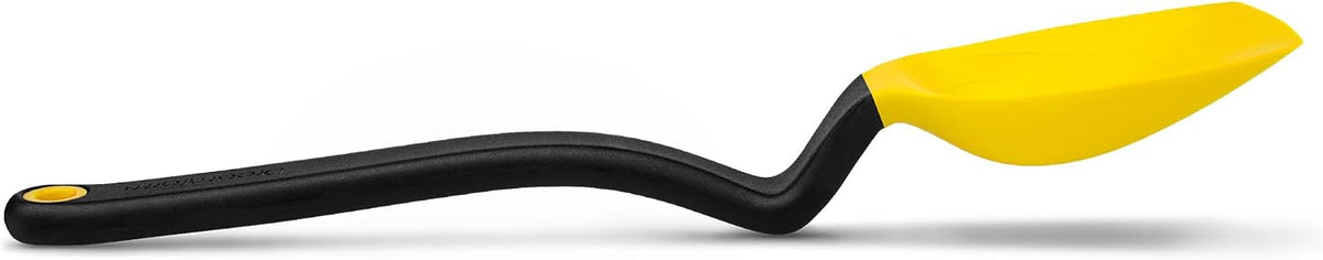 Supoon Non-Stick Sit-Up Silicone Scraping, Serving, Cooking Spoon Measures 5ml Tsp & 15ml Tbsp - 11" Red