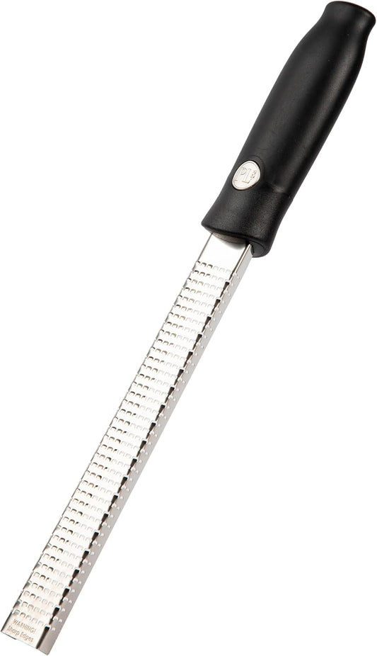 Rasp Grater - Premium Stainless Steel Zester & Grater for Citrus, Garlic, Ginger, Chocolate & Hard Cheese - Comfort Grip Handle, Dishwasher Safe, Fine Etched Teeth for Effortless Shavings