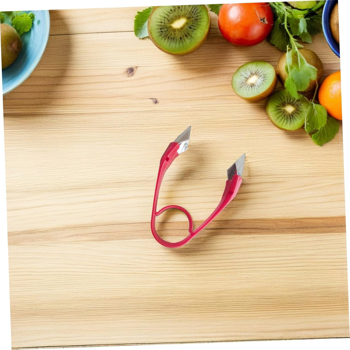 Stainless Steel Strawberry Huller Stem and Leaf Remover Kitchen Tool