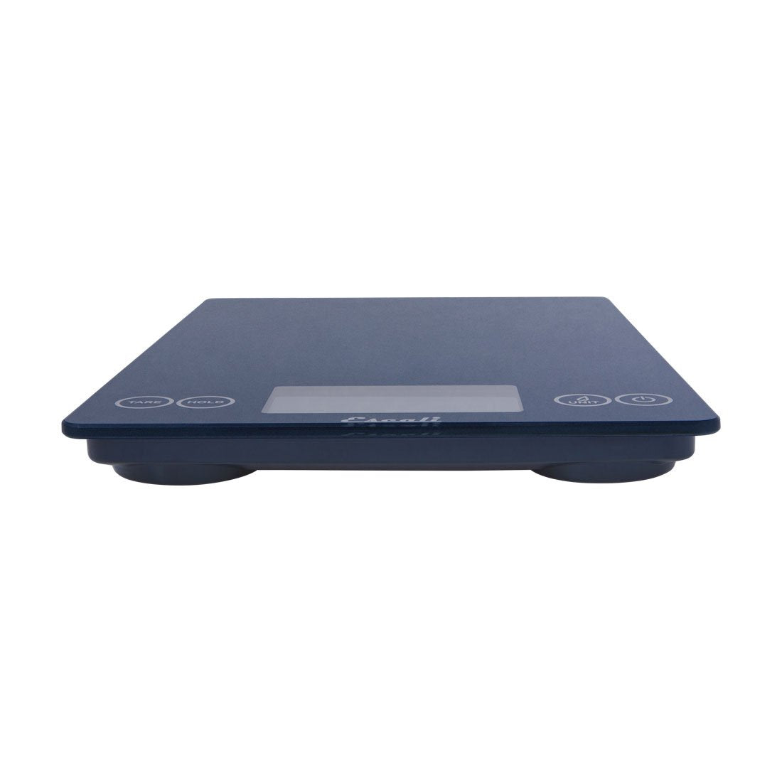 Arti Glass Food Scale Digital Countertop Kitchen, Baking and Cooking Scale with Nutrition and Calorie Counter, 15-Pound Capacity, 9" x 6.5" x .75", Gray Storm