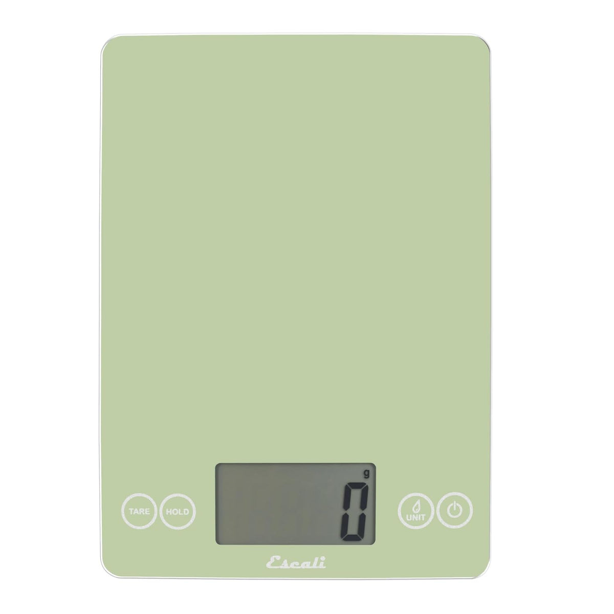 Arti Glass Food Scale Digital Countertop Kitchen, Baking and Cooking Scale with Nutrition and Calorie Counter, 15-Pound Capacity, 9" x 6.5" x .75", Gray Storm