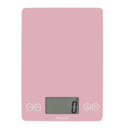 Arti Glass Food Scale Digital Countertop Kitchen, Baking and Cooking Scale with Nutrition and Calorie Counter, 15-Pound Capacity, 9" x 6.5" x .75", Gray Storm