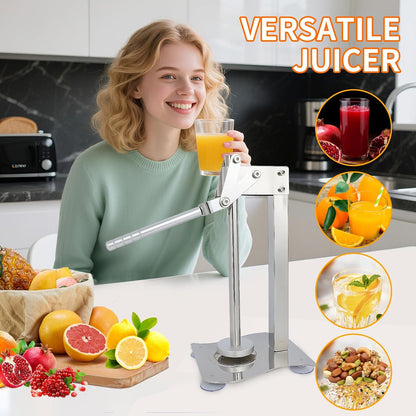 Manual desktop heavy duty lemon smasher orange juicer lemon squeezer citrus juicer fruit crusher lime extractor nut grinder for fruit and nuts（WN014)