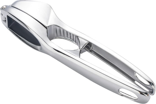 Kitchen Premium Garlic Press - Zinc Alloy | Crushes Garlic Cloves, Crushes Ginger Chunks, Crushes Nuts and Seeds, Comfortable to Use, Dishwasher Safe