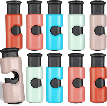 Squeeze and Lock Bread Bag Clips Chip Clips (10pcs Colored)