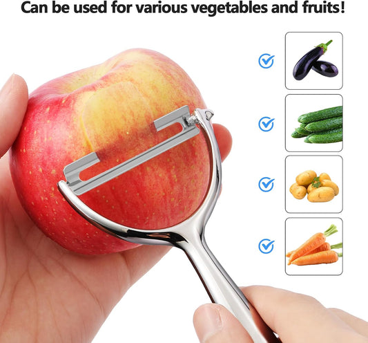 Y Peeler, Sharp Blade for Potatoes & Cucumbers, Ergonomic Handle for Home Kitchen Use