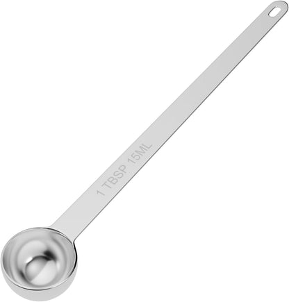 2PCS 1TSP(5ml) Extra Long Handle Measuring Spoon, 18/8 Stainless Steel
