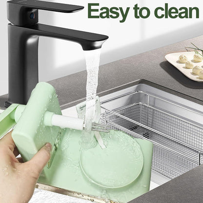 Apple Peeler, Slicer, and Corer Set – 8 Wedges Apple Slicer Corer，Stainless Steel Blades，Effortless Peeling for All Apples & pears (green)