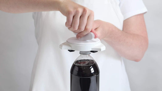 Strain-Free Gripper Opener for Jars and Bottles, 8.75 x 4.25 x 2 inches, Red and Silver