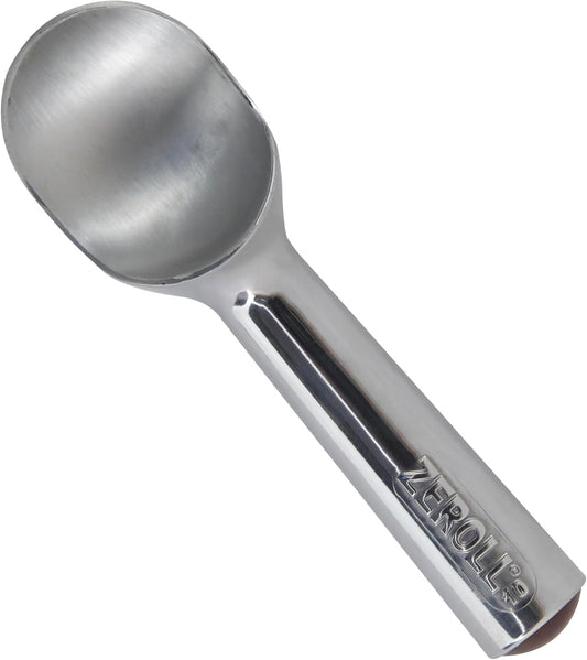 Size 10, in Silver 1010 Original Ice Cream Unique Liquid Filled Heat Conductive Handle Simple One Piece Aluminum Design Easy Release 20 Scoops per, 4-Ounce