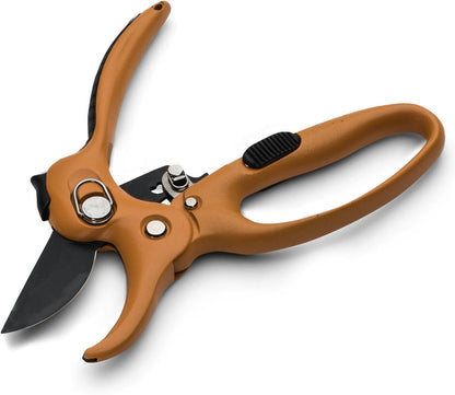 Pruning Shears - Garden Scissors Florist Snips - 2.5” Blades - Flower Scissors for Cutting Fresh Flowers, Trimming, or Harvesting Herbs or Fruit - Pruners for Gardening Tools