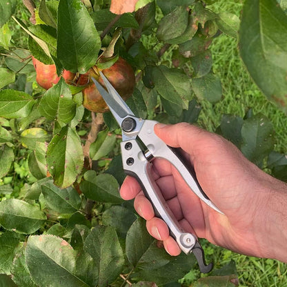 Pruning Shears - Garden Scissors Florist Snips - 2.5” Blades - Flower Scissors for Cutting Fresh Flowers, Trimming, or Harvesting Herbs or Fruit - Pruners for Gardening Tools