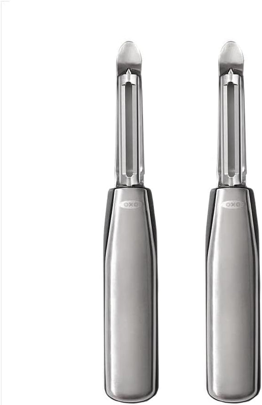 Steel Swivel Peeler for Fruits Apple & Potato Vegetables, Pack of 2