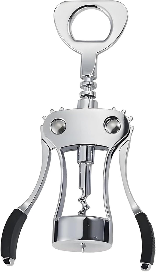 Wine Opener Corkscrew Wing Multifunctional Waiter Bottles Opener with Handle