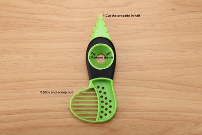 3-In-1 Avocado Slicer Peeler Tool, 7.5" x 3"