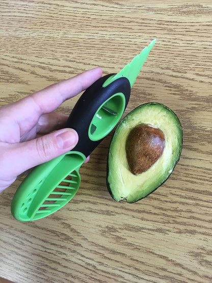 3-In-1 Avocado Slicer Peeler Tool, 7.5" x 3"