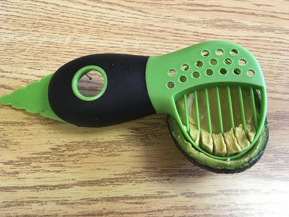 3-In-1 Avocado Slicer Peeler Tool, 7.5" x 3"