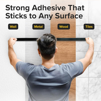 Adhesive Magnetic Strip for Knives Kitchen with Multipurpose Use as Knife Holder, Knife Rack, Knife Magnetic Strip, Knives Bar, Kitchen Utensil Holder, Tool Holder for Garage and Kitchen Organizer