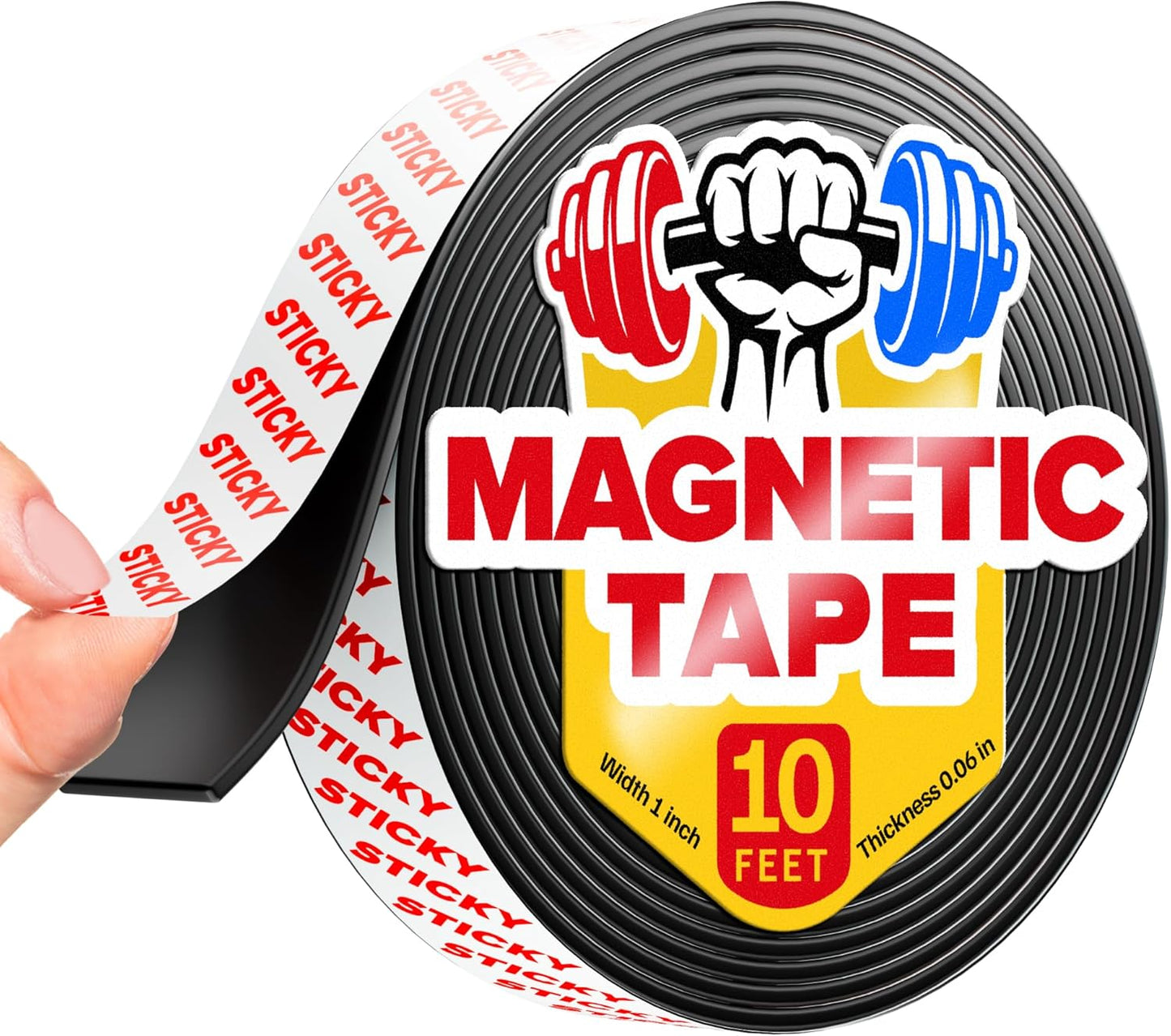 Adhesive Magnetic Strip for Knives Kitchen with Multipurpose Use as Knife Holder, Knife Rack, Knife Magnetic Strip, Knives Bar, Kitchen Utensil Holder, Tool Holder for Garage and Kitchen Organizer