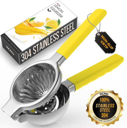 Lemon Squeezer 304 Stainless Steel Large Metal Manual Citrus Juicer
