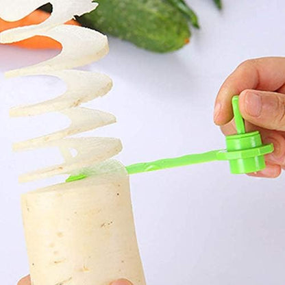 3 Pack Twisted Potato Slicer Portable Manual Spiral Potato Cutter Potato Spiral Cutter Spiralizer for Twisted Potato Fries Tornado Potato Snacks Sidewinder Fries Twirl Potatoes Curly Chips