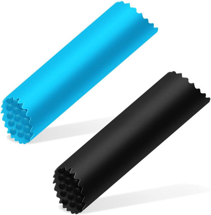 Silicone Garlic Peeler Skin Remover - Garlic Roller Tube Tool (Blue)