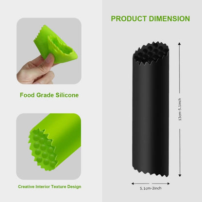 Silicone Garlic Peeler Skin Remover - Garlic Roller Tube Tool (Blue)