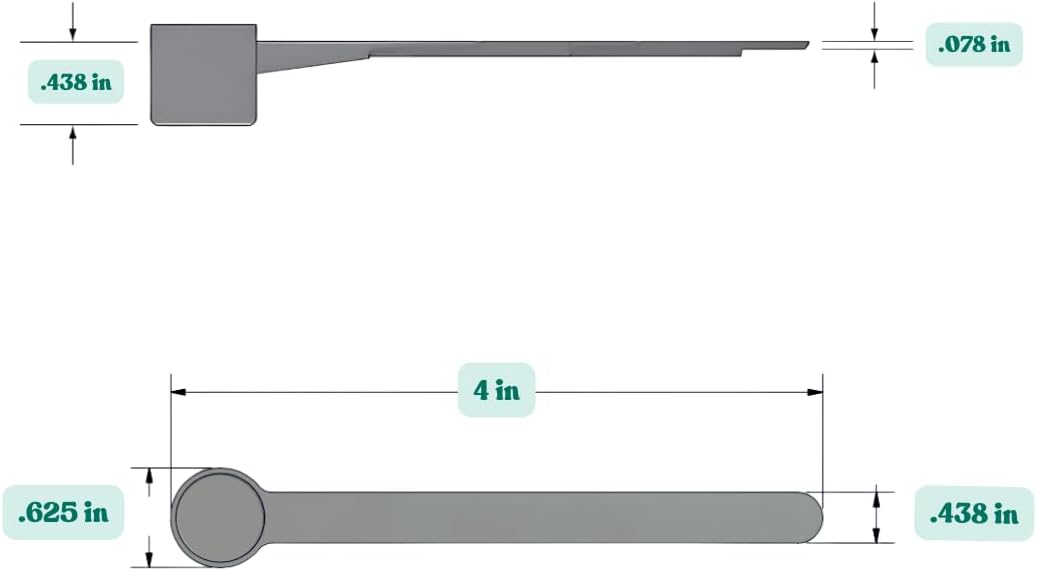 1 Teaspoon (1/3 Tablespoon | 5 mL) Long Handle Plastic Measuring Spoon for Coffee, Protein Powder, Pet Food, Spices, Grains, Dry Goods – Food-Grade BPA-Free (Pack of 1) - Colors A