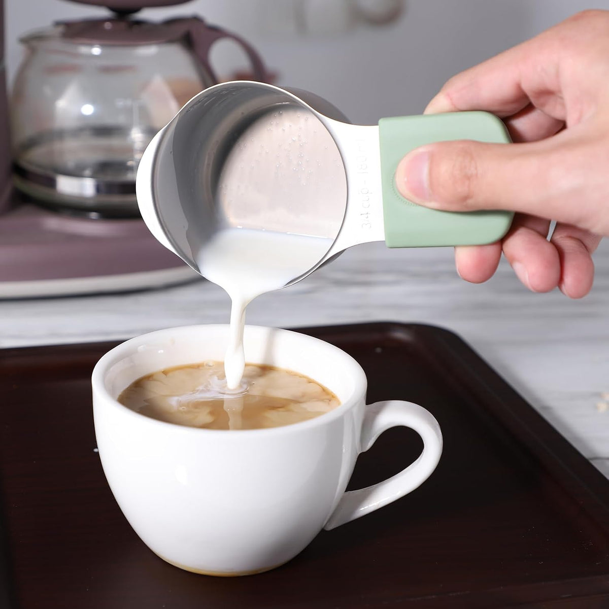 Magnetic Measuring Cups and Magnetic Measuring Spoons Set Stainless Steel